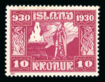 Stamp of Iceland 1873-2006, in a stockbook nice and extensive mint/used