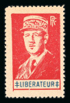 Stamp of France » Libération 1944, De Gaulle "Libérateur" émission de Lyon Mayer