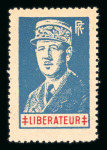 Stamp of France » Libération 1944, De Gaulle "Libérateur" émission de Lyon Mayer
