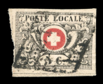 Stamp of Switzerland / Schweiz » "Waadt", "Neuenburg", "Winterthur" 1850, Waadt 5, farbfrisch, allseits voll- bis meist sehr breitrandig