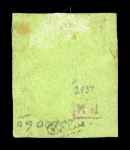 Stamp of Switzerland / Schweiz » Kantonalmarken » Genf 1845, kleiner Adler, farbintensives, allseits grünrandiges