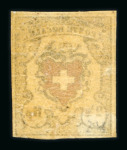 Stamp of Switzerland / Schweiz » Orts-Post und Poste Locale 1850, Poste locale in der braunrot/tiefschwarz Nuance