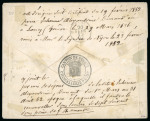 Stamp of Switzerland / Schweiz » Rayonmarken » Rayon III, kleine Ziffer (Cts.) 1852, Rayon III kleine Wertziffern Centimes, 2 Einzelmarken