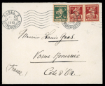 Stamp of Switzerland / Schweiz » Pro Juventute 1916, Pro Juventute auf Brief nach Frankreich