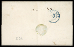 Stamp of Switzerland / Schweiz » Sitzende Helvetia Ungezähnt » Münchner Druck, 1. Auflage 1854, 15 Rp. rot, 1. Münchner Druckperiode, Luxusstück auf Brief
