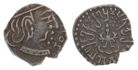 Gupta, Kumaragupta I, x 5 AR drachm