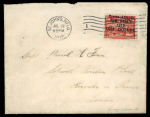 Stamp of Canada » Newfoundland Newfoundland 1919 (Jul 12) Martinsyde "Supplementary Mail" envelope franked Alcock & Brown $1 on 15c, correctly dated 12 July 1919, sent to Sopwith Aviation Co.