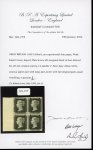 Stamp of Great Britain » 1840 1d Black and 1d Red plates 1a to 11 1840 1d black pl.7 BA-CB, marvellous left marginal