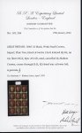 1840 1d black pl.2 HJ-KL, exceptional block of twelve