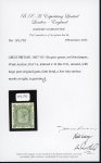 1867–83 10s Grey-Green on Blued Paper Watermark Anchor Mint 