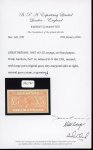 Stamp of Great Britain » 1855-1900 Surface Printed GB 1867-83 £5 orange on blued paper mint with large part o.g.