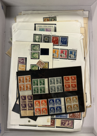 Stamp of Switzerland / Schweiz » Sammlungen 1900-1960, ungebraucht und gestempelt geführte Sammlung