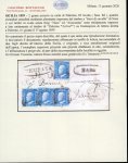 Stamp of Italian States » Sicily » Cancellations (ordered by towns alphabetically) NARO: 1859 (17.8) Registered cover front sent to Palermo with four 2 Gr. plate III showing black oval NARO alongside