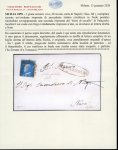 Stamp of Italian States » Sicily » Cancellations (ordered by towns alphabetically) PALAZZOLO: Cover to Noto with 2 Gr. plate III, previously used (postal fraud), showing black oval PALAZZOLO alongside