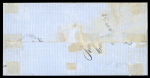 Stamp of Italian States » Sicily » Cancellations (ordered by towns alphabetically) PIEDIMONTE: 1861 Sardinia 10c dark brown tied by black oval PIEDIMONTE on 1861 cover to Messina