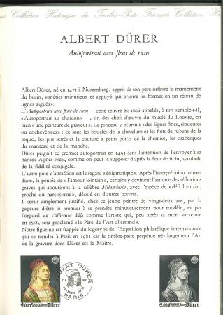 Stamp of France » Émissions à partir de 1900 1982 : très beau livret émis à l'occasion de l'expo