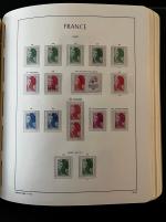 Stamp of France » Collections 1960-1995, dans deux belles reliures Leuchtturm collection