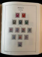 Stamp of France » Collections 1960-1995, dans deux belles reliures Leuchtturm collection