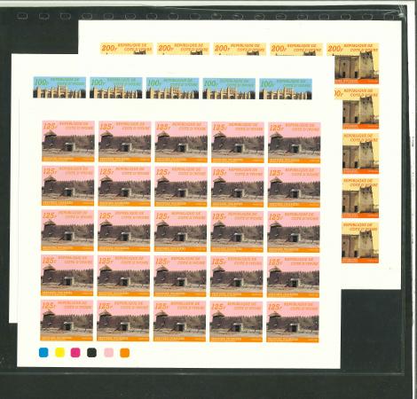 Stamp of Colonies françaises » Colonies Francaise Collections et Lots (Après Indépendance) Cote d'Ivoire,1985: Y&T n° 710 A/C**, Vestiges Ivoiriens