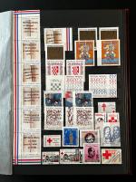 Stamp of Croatia 1991-2018, in two big stockbooks very nice mint n.h