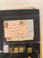 Stamp of Switzerland / Schweiz » Sammlungen 1850-1990 (ca.), Posten in vier Vordruck-Alben und zwei Auswahlheften