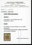 Stamp of Switzerland / Schweiz » Kantonalmarken » Genf 1846, grosser Adler gelbgrün, allseits breitrandig geschnitten