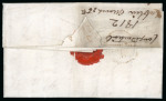 Stamp of Ireland » Pre-Stamp Postal History » Independant Post Office Period - 1784-1831 1808-1813 Mermaids: Ten covers and one front mounted on album page, showing a range of Mermaid mkgs, including three Crowned Free Mermaids, mixed to fine (11).