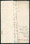 Stamp of Ireland » Pre-Stamp Postal History » Independant Post Office Period - 1784-1831 1744-1816 Fifteen covers, one front and a document mounted on album page, showing a range of various markings incl. MID DAY IN straight-line, crowned oval TO BE DELIVERED FREE in red, early straight-line datstamps, crown