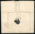 Stamp of Ireland » Pre-Stamp Postal History » Early Period - 1657-1784 1735-1787 DUBLIN mkgs: Ten covers mounted on album page, showing a range of various different-sized DUBLIN mkgs in black , mixed to fine (10).