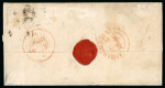 Stamp of Ireland » Postal History (Arranged alphabetically by County) Dublin - Receiving Houses: 1790-1860 Selection of thirty covers, all mounted on album pages, showing an array of receivers including italic Rush/Balbriggan, straight line SANDYMOUNT in black (3), undated circle SANDYMOUN