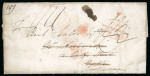 Stamp of Ireland » Pre-Stamp Postal History » Independant Post Office Period - 1784-1831 1823 (20.2) Folded cover sent from London to Dublin,
