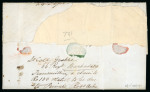 Stamp of Barbados Great Britain P.O. Abroad Crown Circle Barbadoes