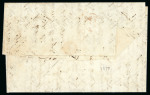 Stamp of Great Britain » British Post Offices Abroad » Crown Circle Handstamps Corfu: 1850 entire to Patras endorsed "per Vapore di
