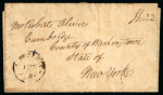 Stamp of St. Lucia St. Lucia 1804 entire to USA