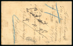 Stamp of Nigerias » Niger Company Territories Stationery: Pair of 1d postal stationery cards, one