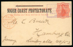 Stamp of Nigerias » Niger Company Territories Stationery: Pair of 1d postal stationery cards, one