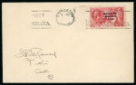 Stamp of Ireland » 1935 Re-Engraved Overprints (T75-T77) 5s red, left sheet marginal single tied by CORCAIGH/29.12.1937