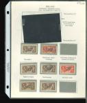 Stamp of Ireland » 1935 Re-Engraved Overprints (T75-T77) 2s6d to 10s specialised assembly of mint, mint nh and