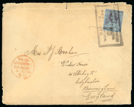 Stamp of Nigerias » Niger Company Territories Burutu (types 4 & 7): Trio of covers from Burutu