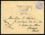 Stamp of Nigerias » Niger Coast Protectorate Forcados River: 1900 (Mar 9) envelope from Forcados River with 1d lialcs, plus three other covers