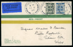 Stamp of Ireland » 1922-49 Dublin Government Printing Works Issues 1932 Eucharistic Congress complete both values, tied