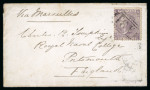 Stamp of Great Britain » British Post Offices Abroad » Mailboats G.B. Mailboat A81 H.M.S. Corcodile Officers cover
