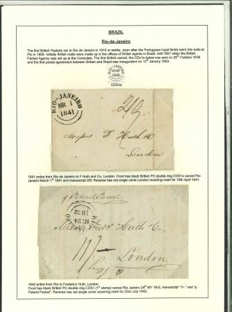 Stamp of Great Britain » British Post Offices Abroad 1850-60s collection of entires