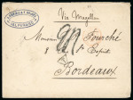 Stamp of Great Britain » British Post Offices Abroad Pre stamp accumulation of 19 covers