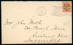 Stamp of Ireland » 1922 (Feb) Thom Overprints (T15-T19) 1 1/2d red-brown and 2d orange, die I, tied by first