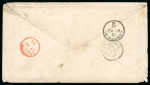 Stamp of Great Britain » British Post Offices Abroad Colombia 1850s to 1870s stampless mail x 10
