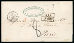Stamp of Great Britain » British Post Offices Abroad Colombia 1850s to 1870s stampless mail x 10