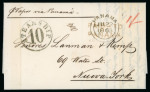 Stamp of Great Britain » British Post Offices Abroad Ecuador 1840-70s eight entires or covers