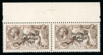 Stamp of Ireland » 1927 Composite Dates Overprints (T69-T71) 2s6d to 10s complete mint set of three values showing