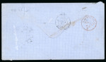 Stamp of Great Britain » British Post Offices Abroad El Salvador 1865 Panama Transit accountancy covers